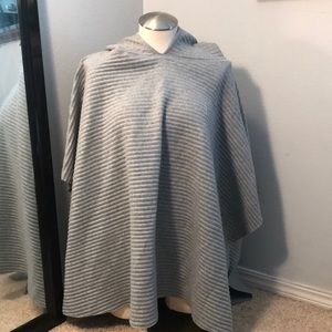 Vera Wang hooded Poncho